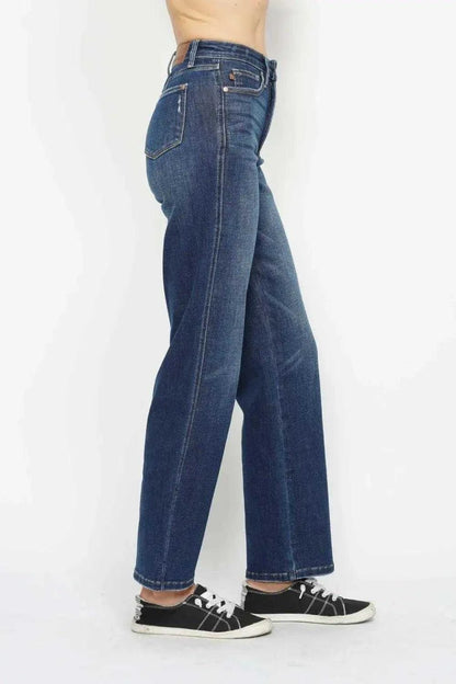 Judy Blue Full Size High Waist Tummy Control Jeans Luxe Curves Plus Size Fashion