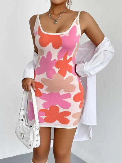 Spaghetti Strap Mini Dress Luxe Curves Plus Size Fashion