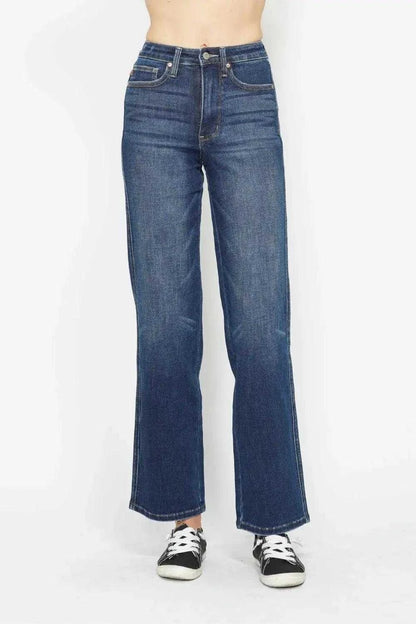 Judy Blue Full Size High Waist Tummy Control Jeans Luxe Curves Plus Size Fashion
