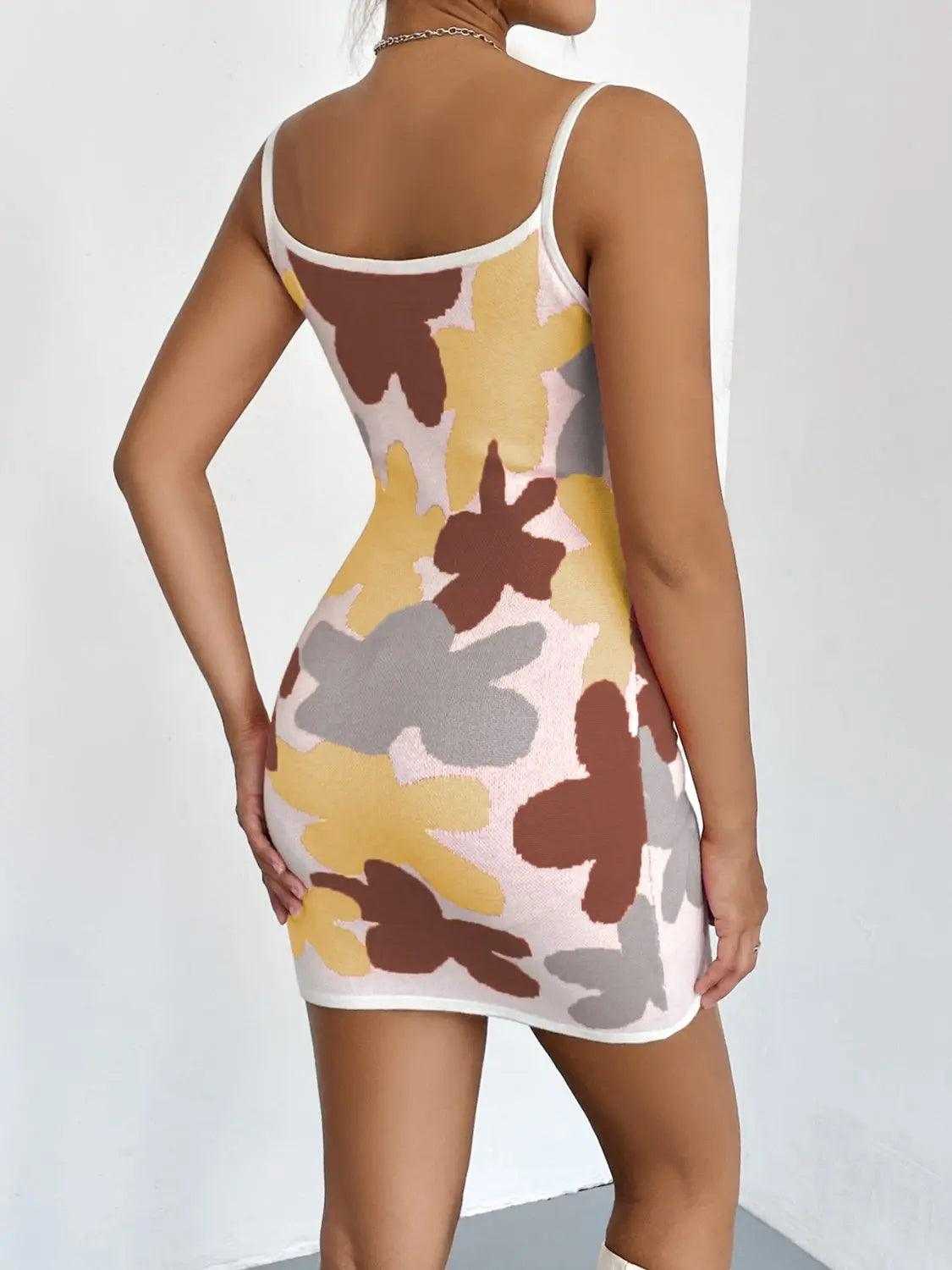 Spaghetti Strap Mini Dress Luxe Curves Plus Size Fashion