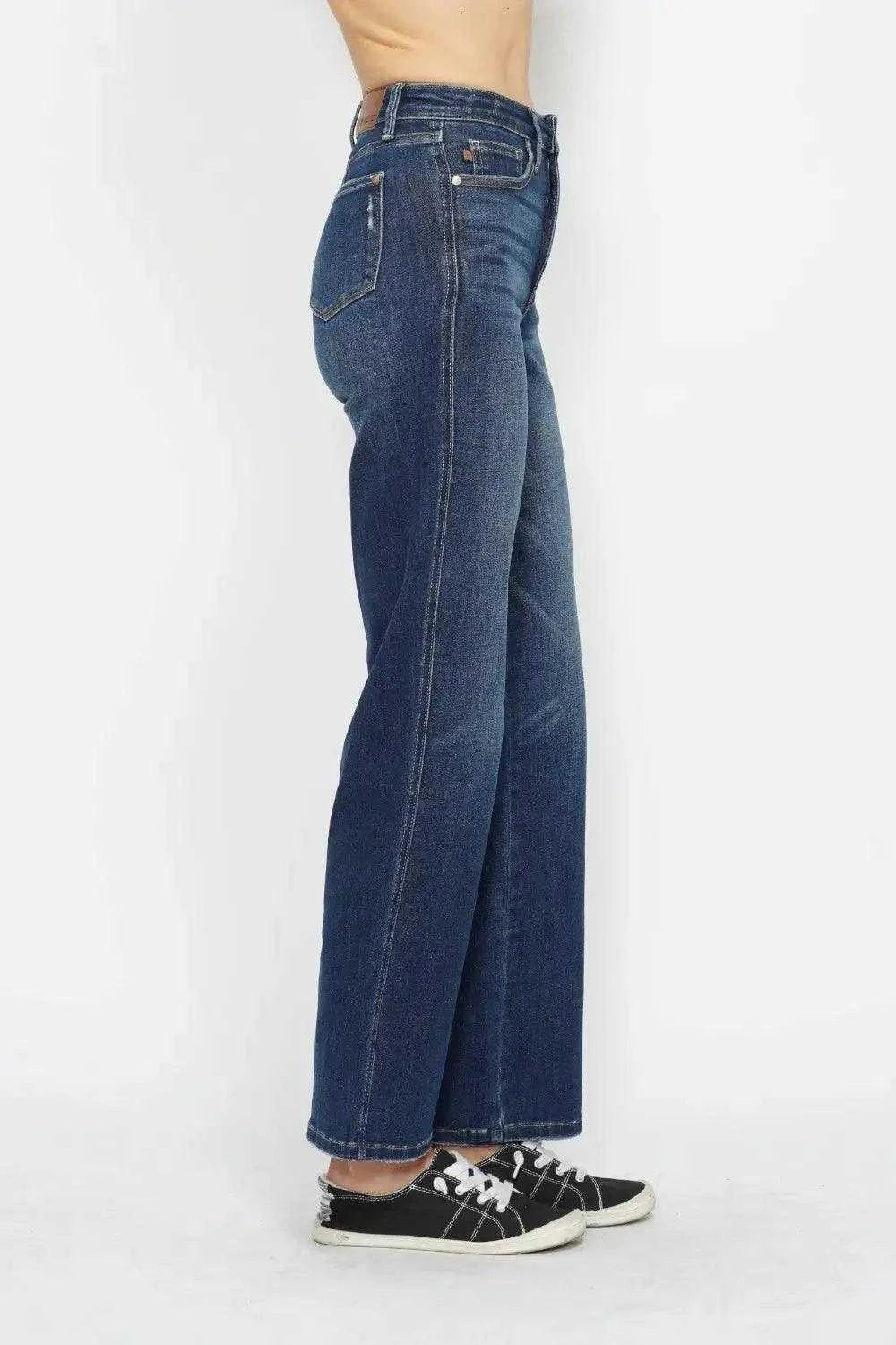 Judy Blue Full Size High Waist Tummy Control Jeans Luxe Curves Plus Size Fashion