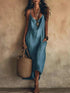 Full Size Spaghetti Strap Midi Dress with Pockets Plus Size Luxe Curves Plus Size Fashion