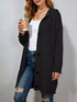 Full Size Casual Hooded Button-Down Knit Cardigan Plus Size Luxe Curves Plus Size Fashion