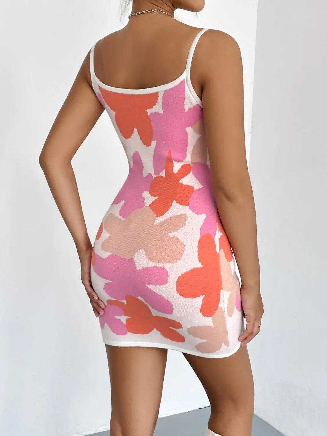 Spaghetti Strap Mini Dress Luxe Curves Plus Size Fashion